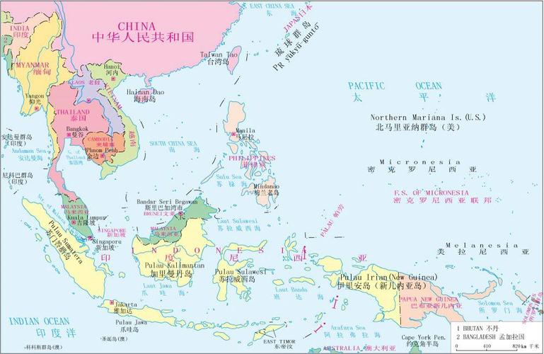 东南亚地图高清版大图的相关图片