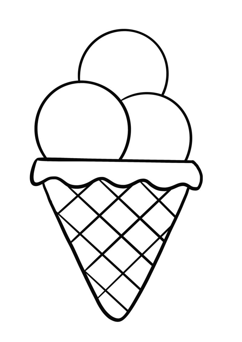 冰淇淋的简笔画的相关图片